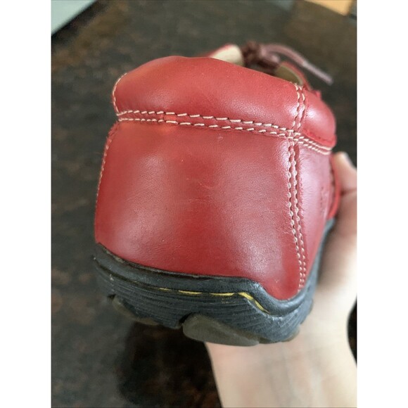 Men's DR. MARTENS 8A99 RED RARE Leather Lace up Oxford Air Cushion Shoe Size 7 - Picture 11 of 15